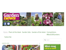 Tablet Screenshot of gardennewsmagazine.co.uk